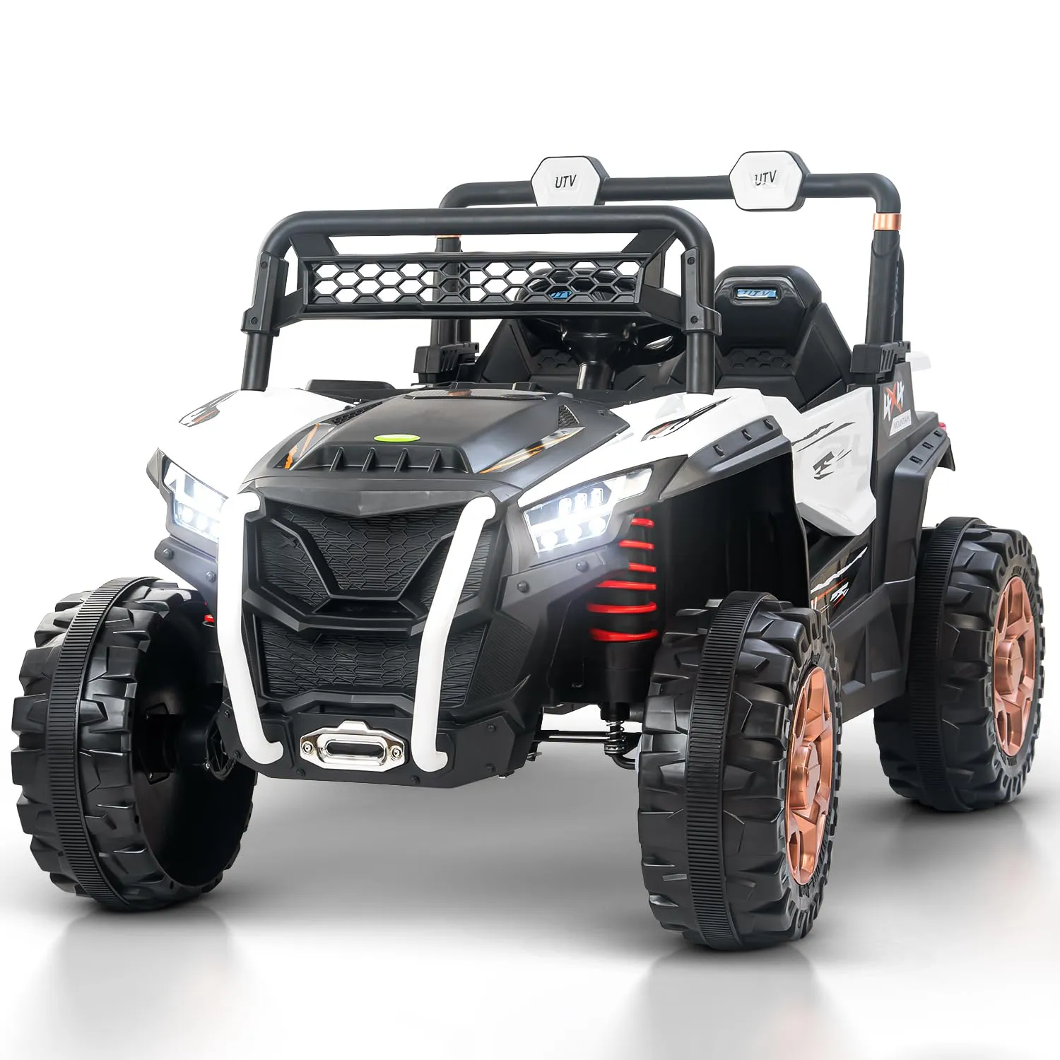 Rechargeable Battery Operated Jeep for Kids, Ride on Toy Kids Cars with Light & Music | Baby Big Jeep Battery Car