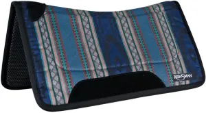 Reinsman Square Contour Trail Pad with Breathable Non-Slip Tacky Too Bottom - Comfortable Durable Shock-Absorbing Stain & UV Resistant Horse Saddle Pad with Spine Relief Channel