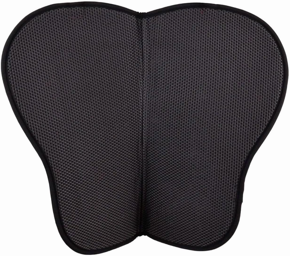 Reinsman Contoured Trail Pad with Breathable Non-Slip Tacky Too Bottom - Comfortable Durable Shock-Absorbing Stain & UV Resistant Horse Saddle Pad with Spine Relief Channel - 30" L x 34" D