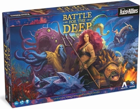 Renegade Games: Battle for The Deep - Powered by Axis & Allies, Board Game, Underwater Setting, Aquatic Factions, 2v2, Ages 14 , 2-4 Players, 90 Min