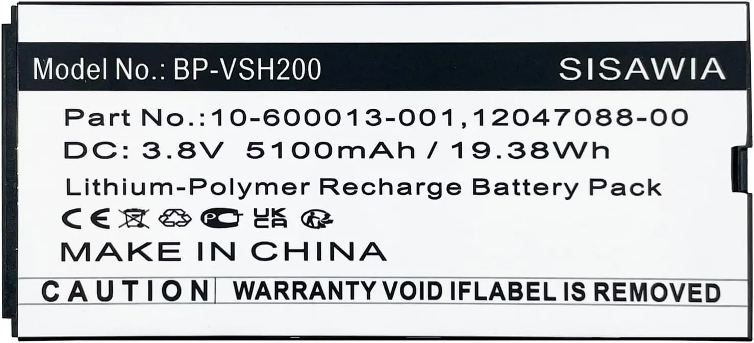 Replacement Battery for Vivint Smart Hub Control Panel,VS-SH2000-C00,10-600013-001,12047088-00,5100mAh