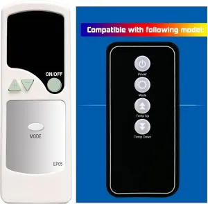 Replacement Remote Control for EdenPURE Copper Smart A5551/RPE and EdenPURE Trusted Comfort A5551 A5551b Heater