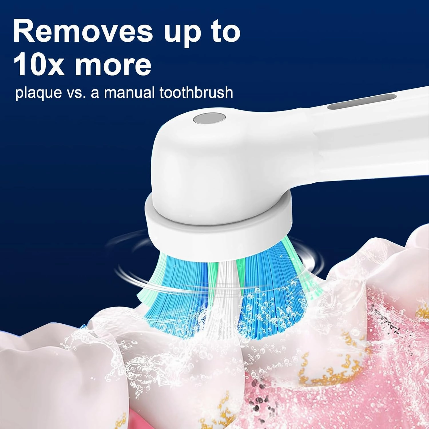 Replacement Heads Compatible with Oral B iO, IO Replacement Toothbrush Heads Compatible with Oral-B iO Series 2 3 4 5 6 7 8 9 10 Handle, Medium Hardness
