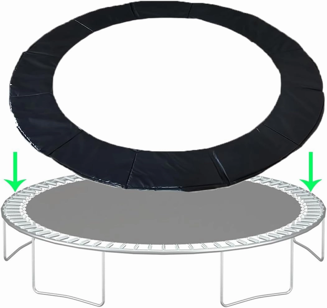 Replacement Trampoline Safety Pad 15/16FT Tear Resistant Waterproof Pad Outdoor Trampoline Accessories