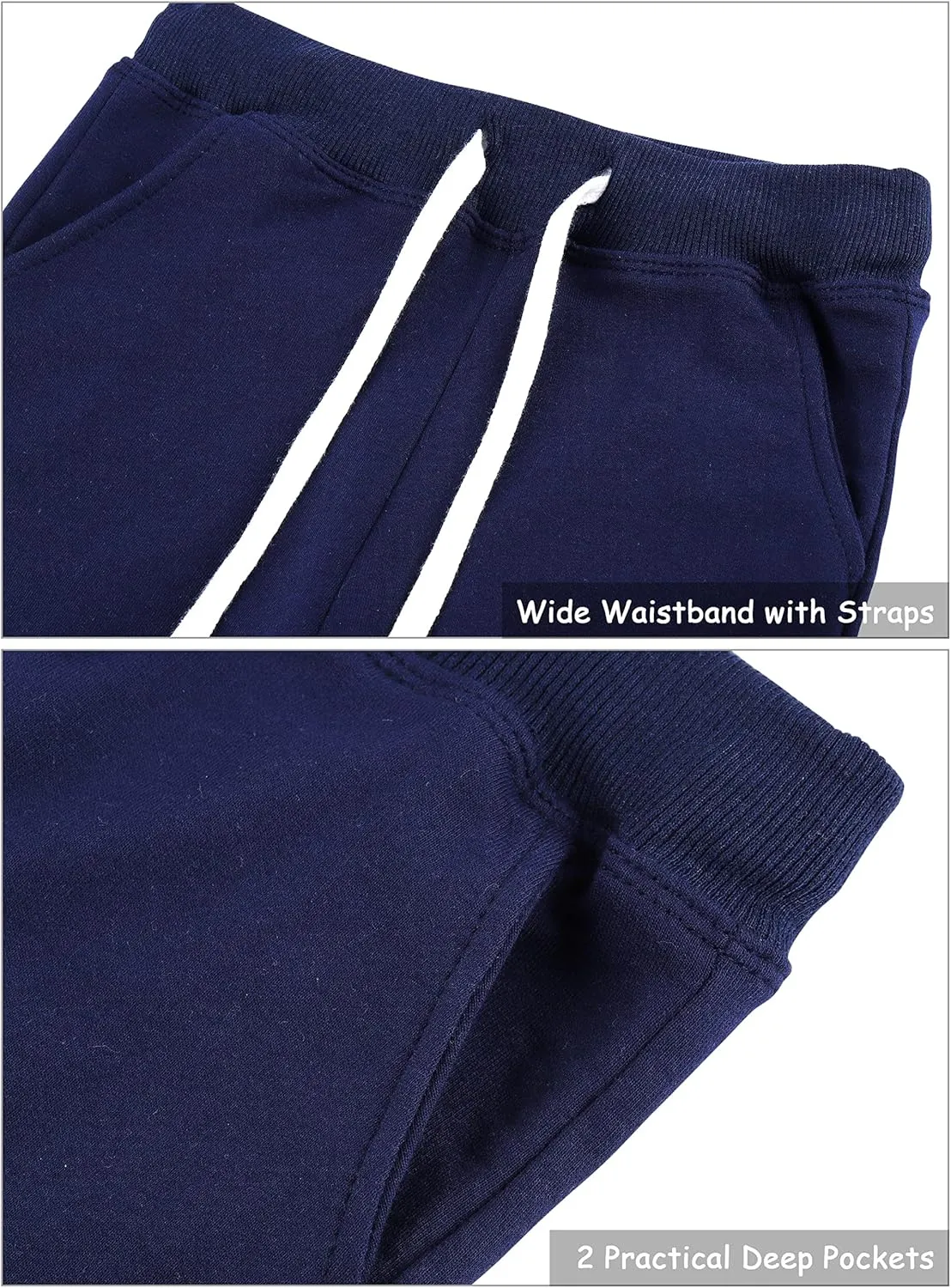 Resinta 4 Pack Toddler Boy Shorts Baby Boy Cotton Shorts Soft Casual Elastic Waist with Drawstring Boys Clothes for Summer
