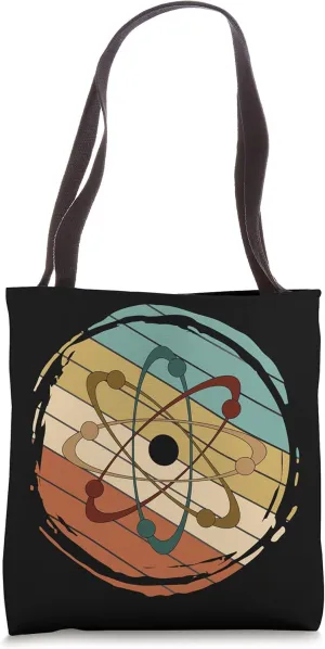 Retro Quantum Mechanics Proton Atom Physicist Gift Physics Tote Bag