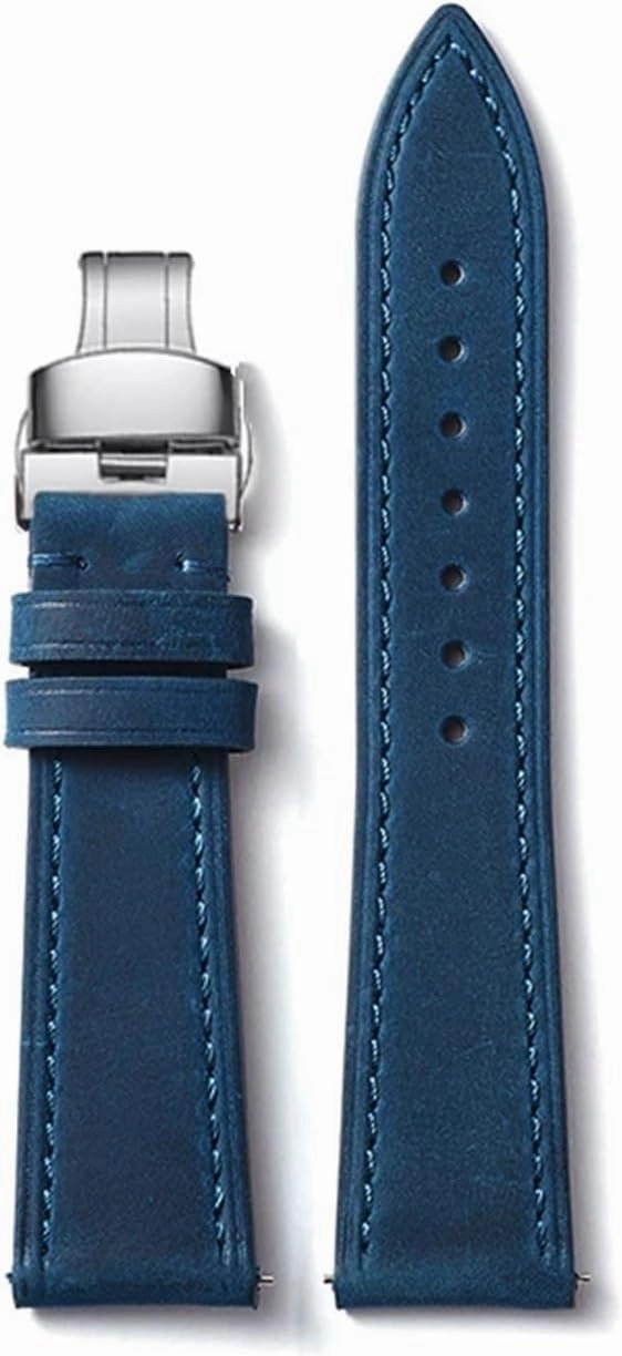 Retro Strap 18mm 19mm 20mm 21mm 22mm Universal Smart Watch Accessories Buckle Watchbands UTHAI