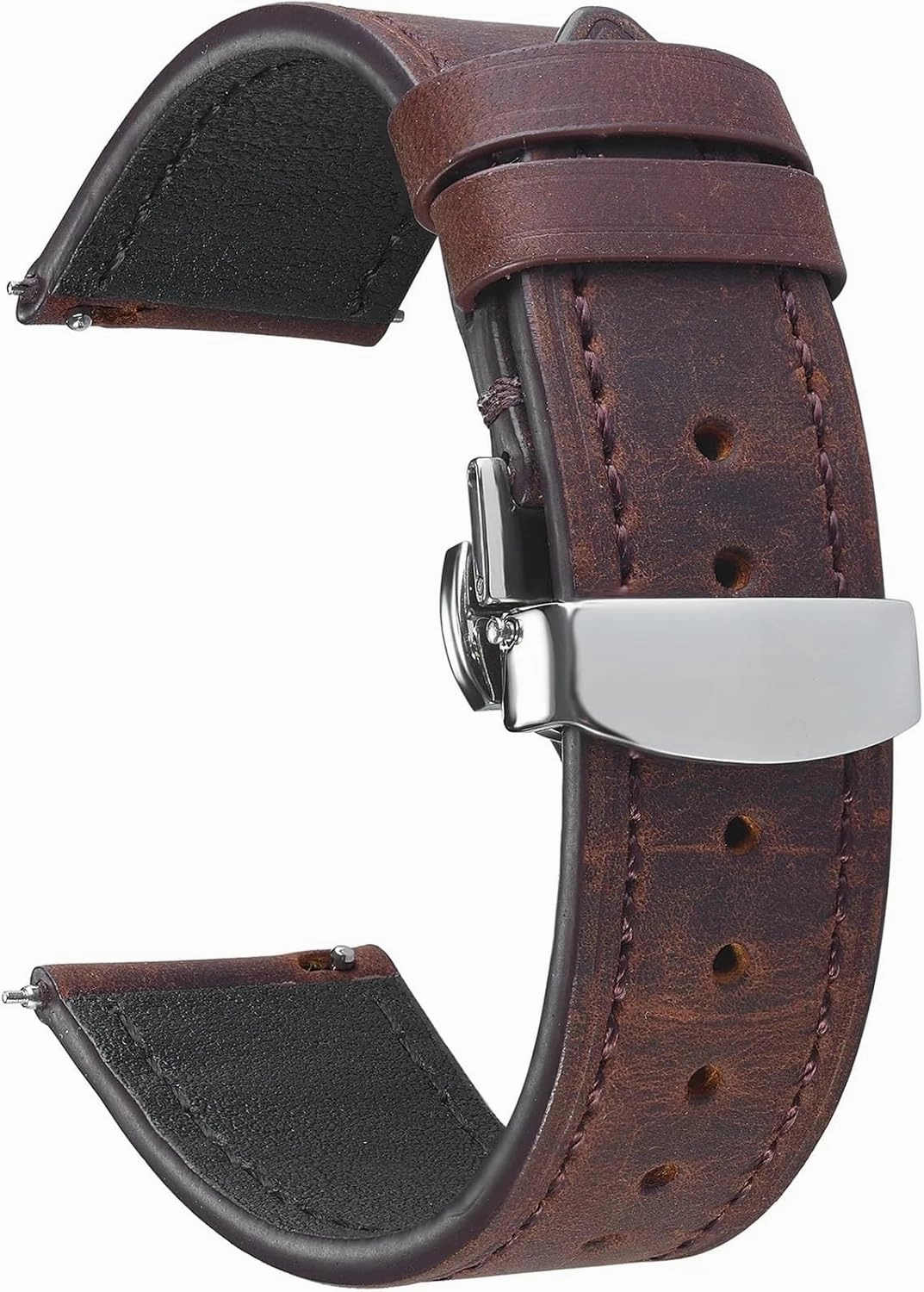 Retro Strap 18mm 19mm 20mm 21mm 22mm Universal Smart Watch Accessories Buckle Watchbands UTHAI