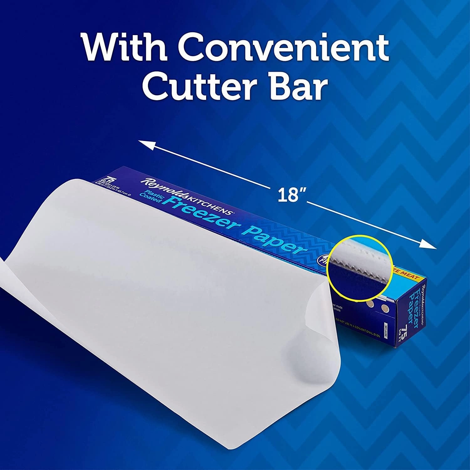 Reynolds Kitchens Plastic Coated Freezer Paper - 75 Square Feet (Pack of 3)
