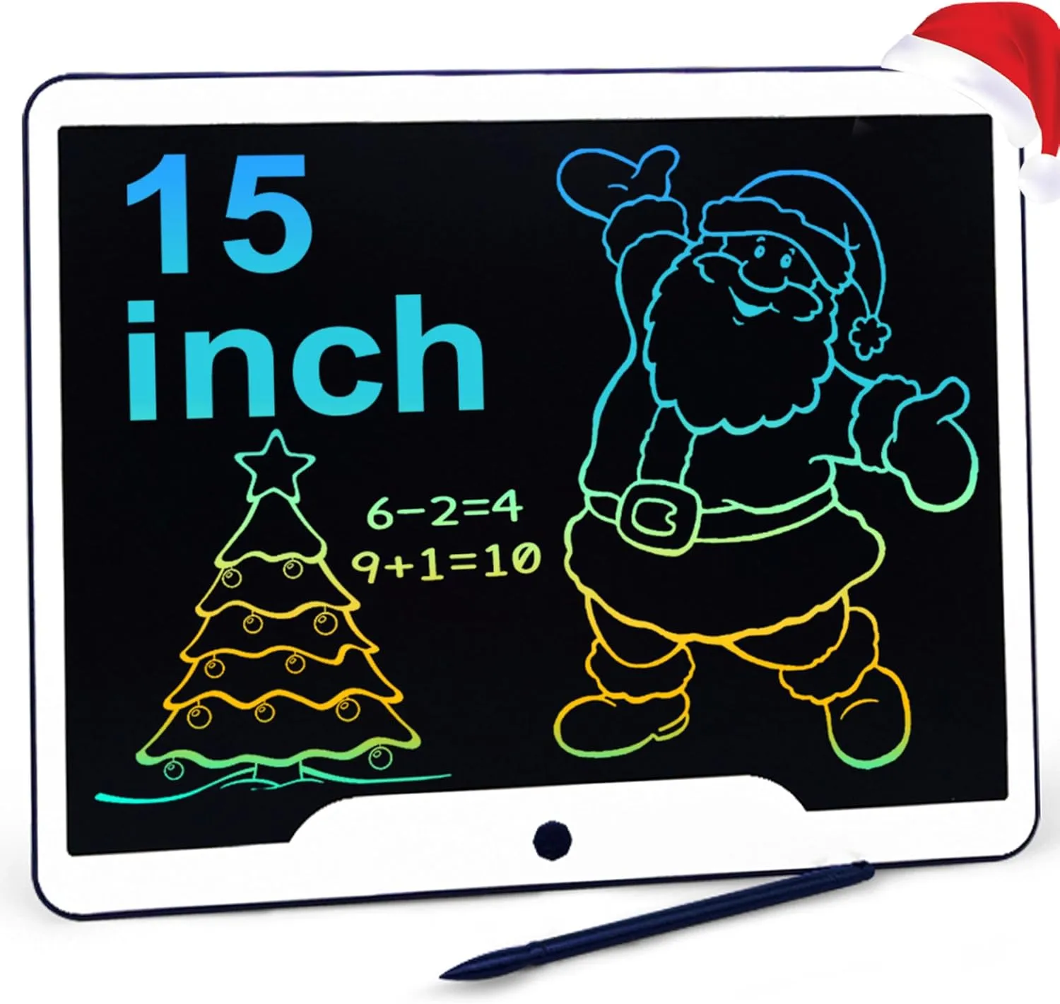 Richgv LCD Writing Tablet 15 Inch Electronic Graphics Tablets Doodle Pads Digital Ewriter, Portable Drawing Board for Kids and Adults at Home, School Office Business Handwriting Pad
