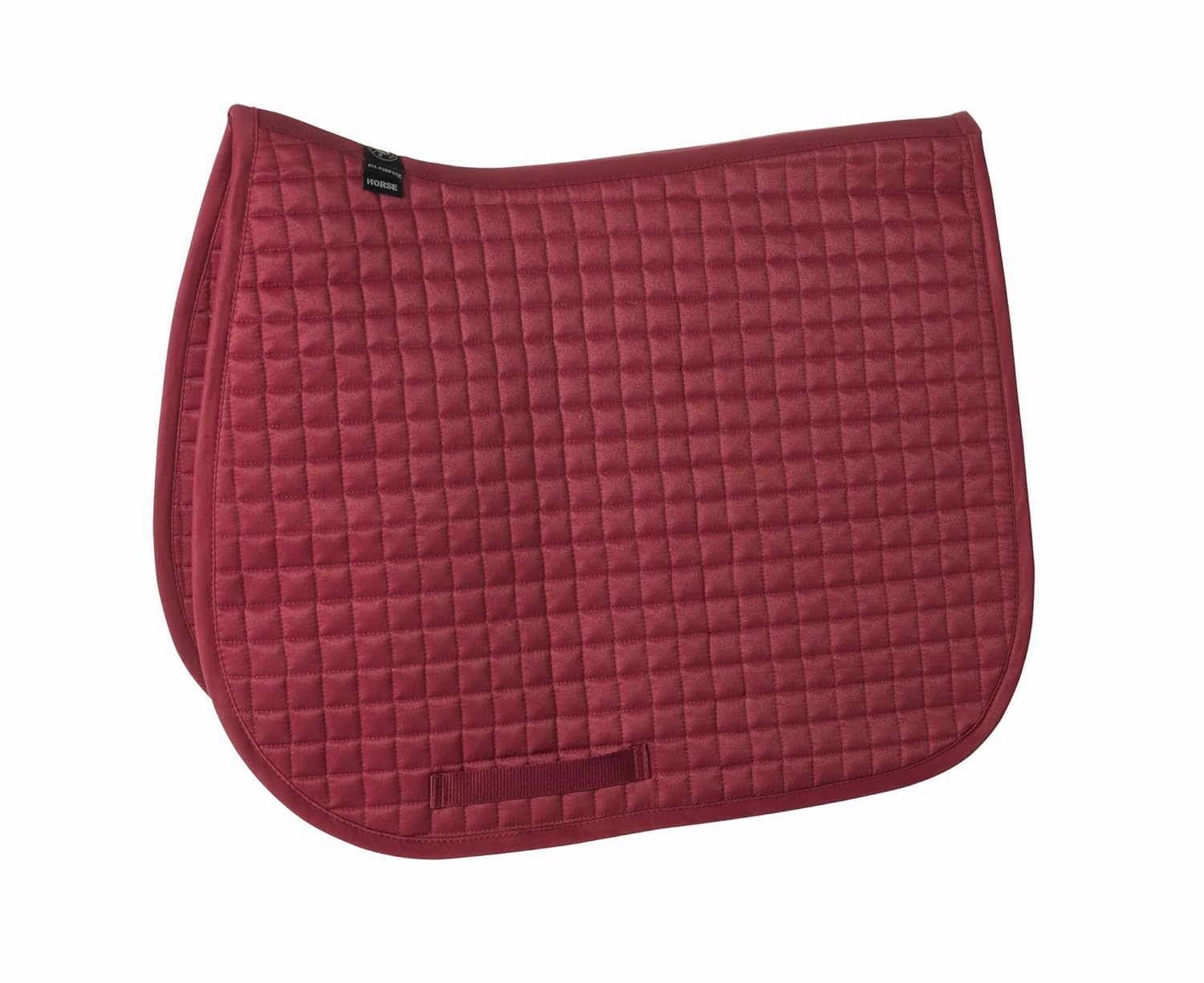 Rider's International Equestrian Contour All-Purpose Saddle Pad - Burgundy - A/P