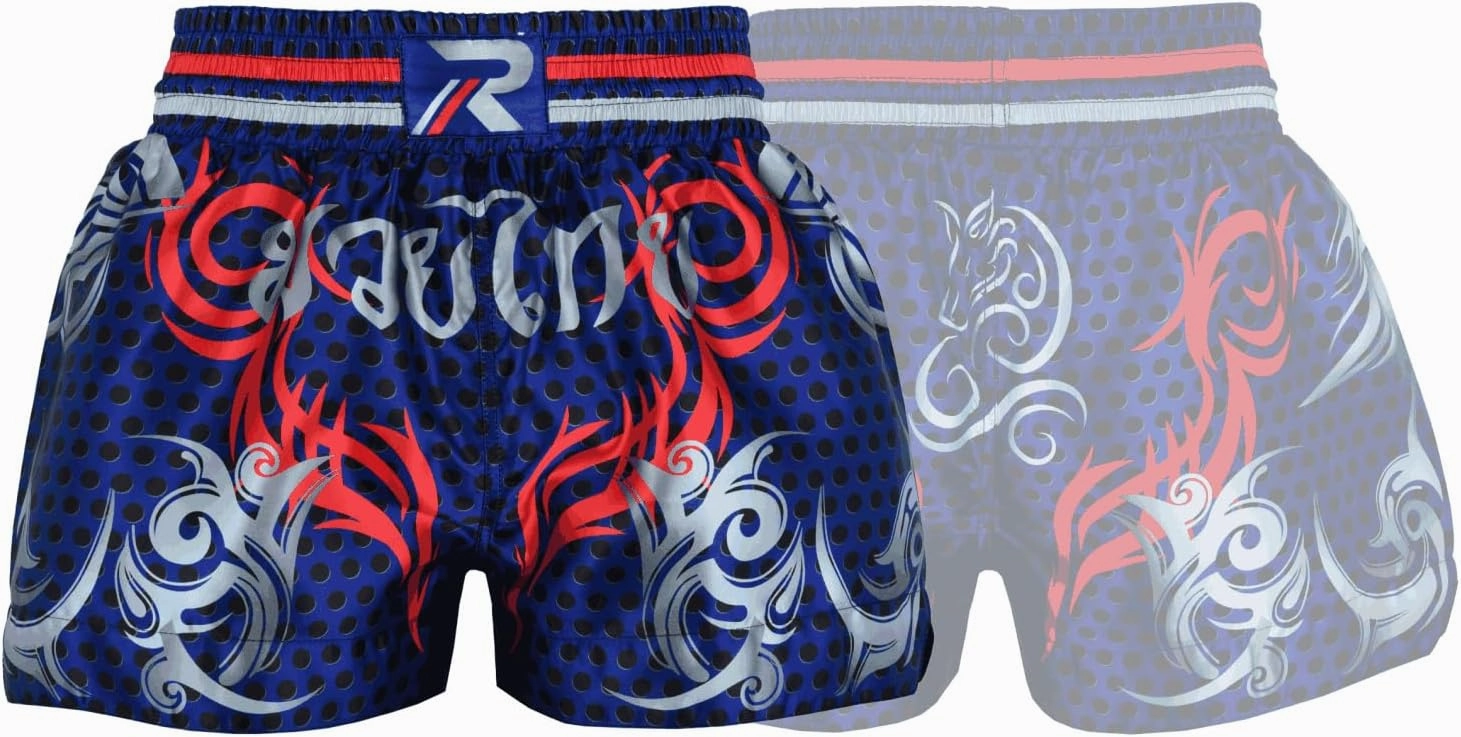 ROAR-INT Muay Thai Shorts MMA Gym Boxing Fighting Trunks Kick Martial Arts Gear