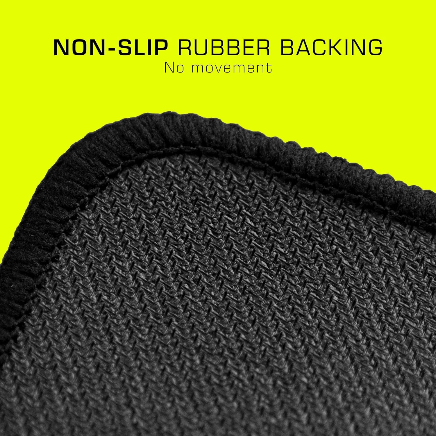 ROCCAT Sense CTRL XXL PC Gaming Mouse Pad, Non-Slip Rubber Back, Vulcanized Control Surface with Low-Profile Stitched Edges, Durable Computer Mat, XXL, Black