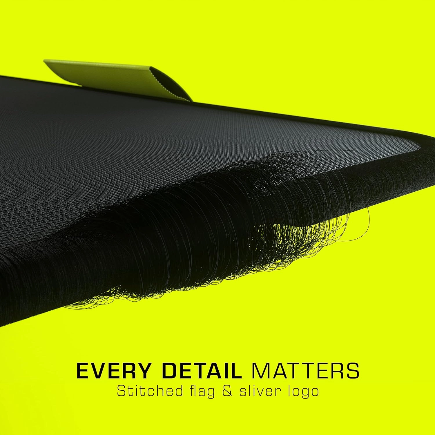ROCCAT Sense CTRL XXL PC Gaming Mouse Pad, Non-Slip Rubber Back, Vulcanized Control Surface with Low-Profile Stitched Edges, Durable Computer Mat, XXL, Black