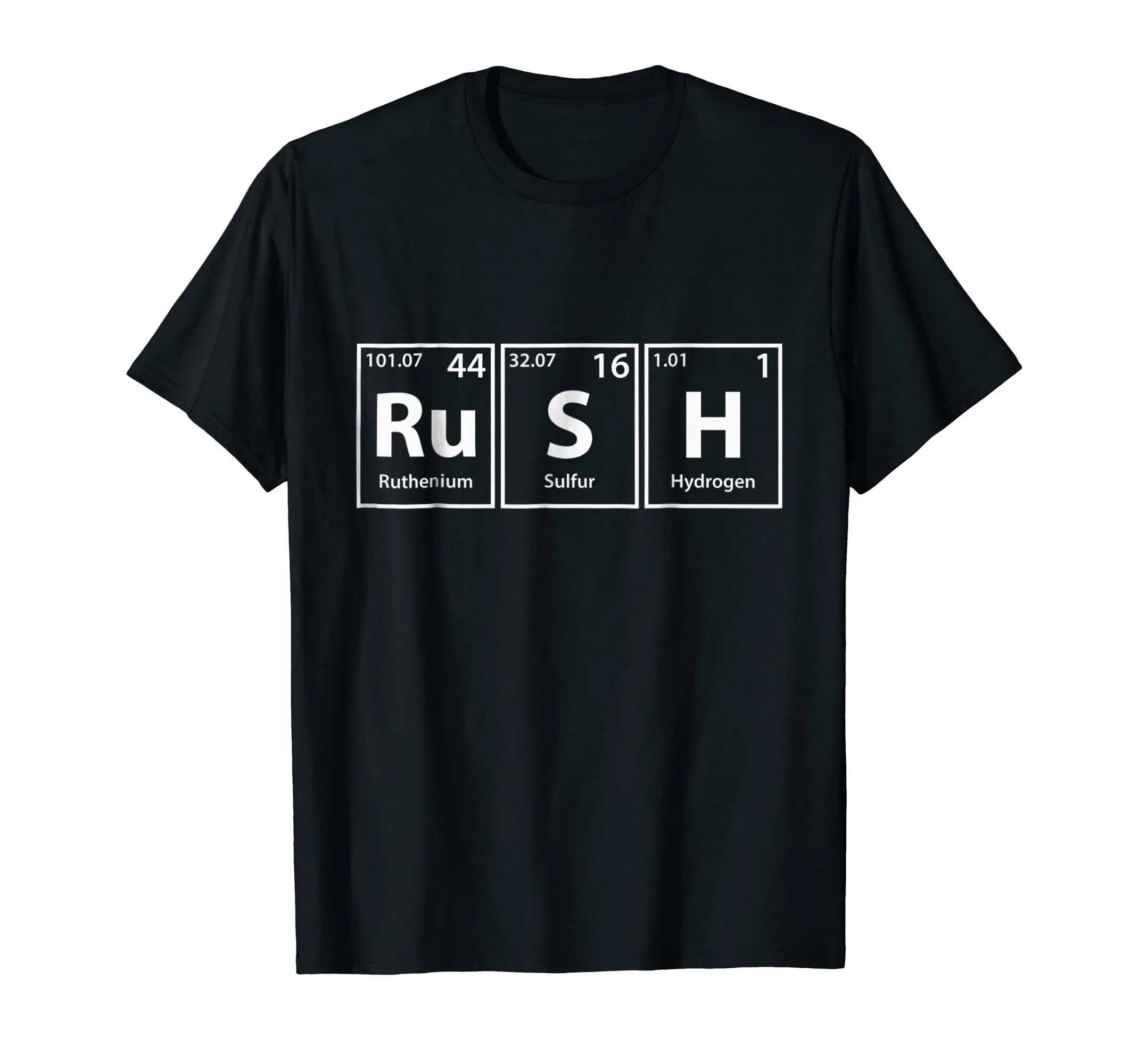 Rush (Ru-S-H) Periodic Table Elements Shirt