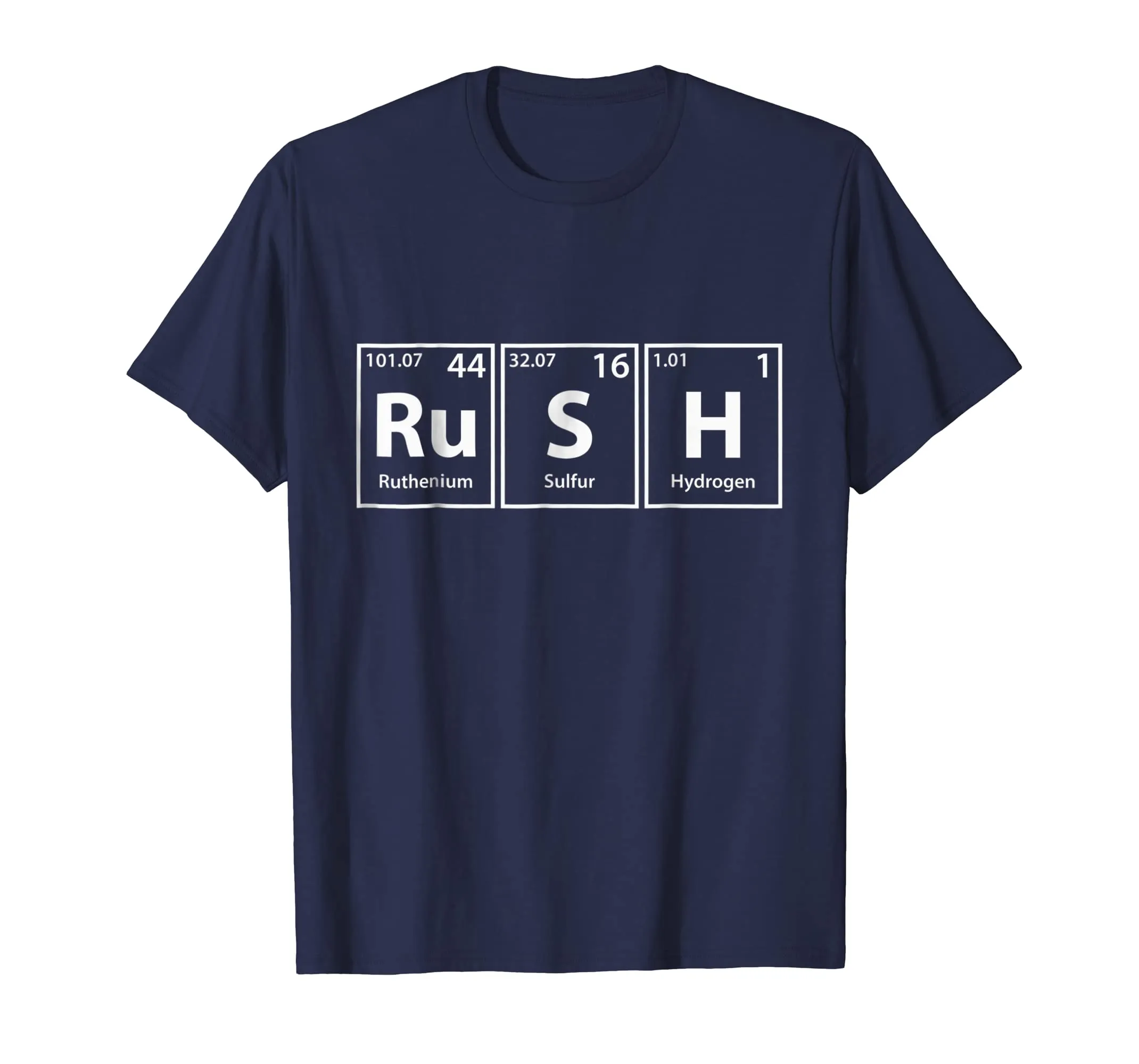 Rush (Ru-S-H) Periodic Table Elements Shirt