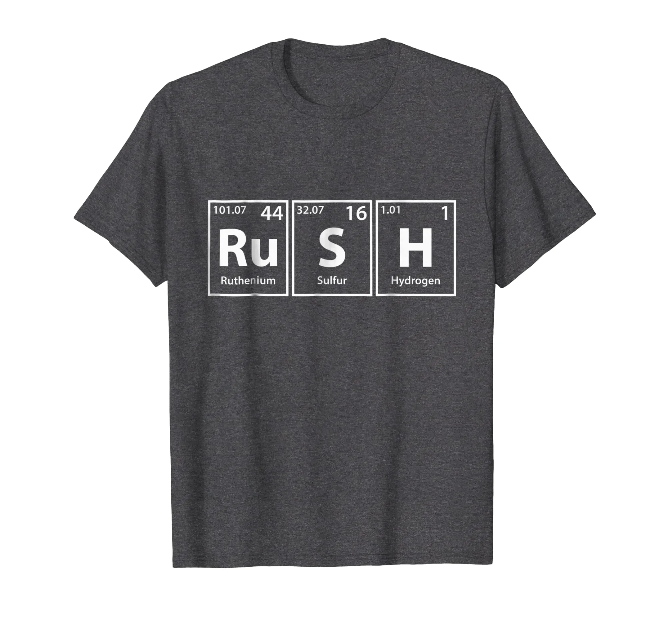 Rush (Ru-S-H) Periodic Table Elements Shirt