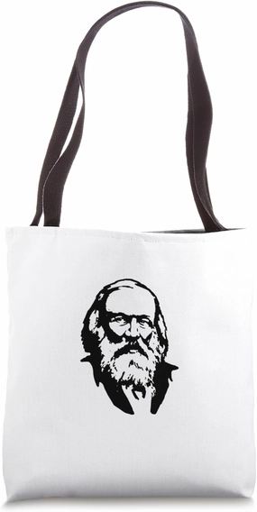 Russian chemist and inventor Dmitri Mendeleev Tote Bag