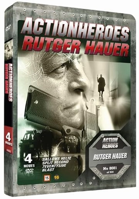 Rutger Hauer: Action Heroes - 4-DVD Set ( The Blood of Heroes / Split Second / Dead Tone / Blast ) (Steelbook Edition) [ NON-USA FORMAT, PAL, Reg.0 Import - Denmark ]