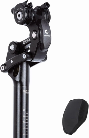 SAFORT Suspension Seatpost for eBike- Upgraded USS-SP19 (Successor to USS-SP18) - Comfort for Heavy Riders 110-330 lbs