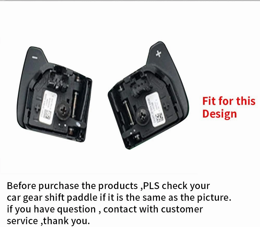 SANRILY for Steering Wheel Paddle Shifter Extension for Ford Mondeo Lincoln MKZ Taurus Edge Accessories, Metal Alloy Shift Paddle Blade Fits:2013-2019 Replacement Kit Paddle-Shift Covers Black