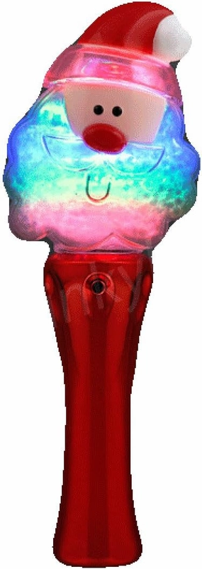 Santa Toy Christmas Wand with Spinning Lights