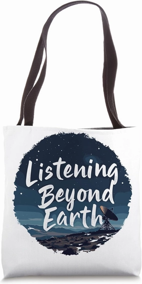 Satellite Tracking Enthusiast Space Observation Orbital Tote Bag