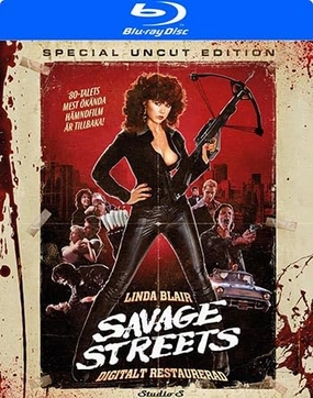 Savage Streets (1984) ( 5 Deadly Angels ) ( Zombie Brigade ) [ Blu-Ray, Reg.A/B/C Import - Sweden ]
