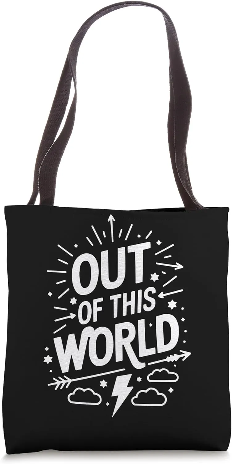 Science Fiction Sci Fi Alien Astronaut Extraterrestrial UFO Tote Bag