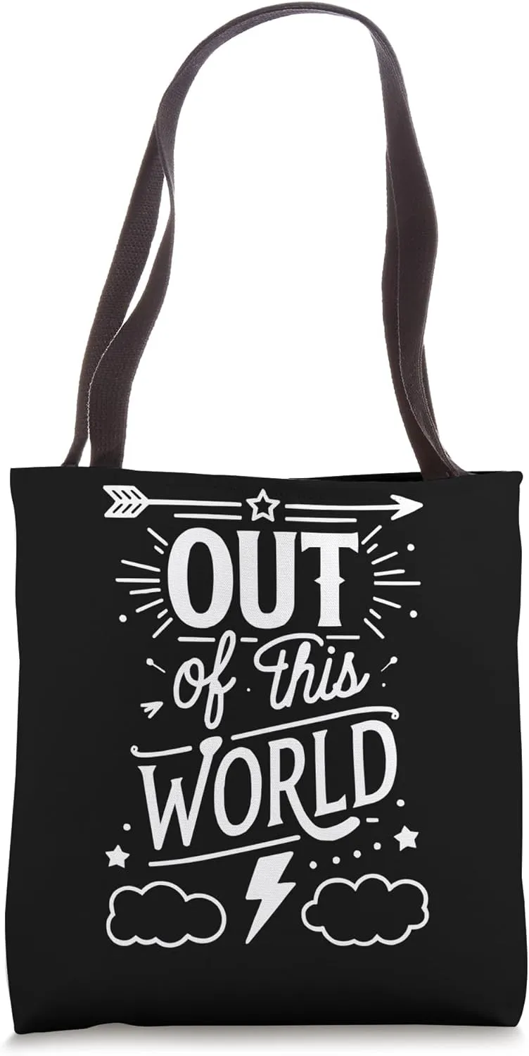 Science Fiction Sci Fi Alien Astronaut Extraterrestrial UFO Tote Bag