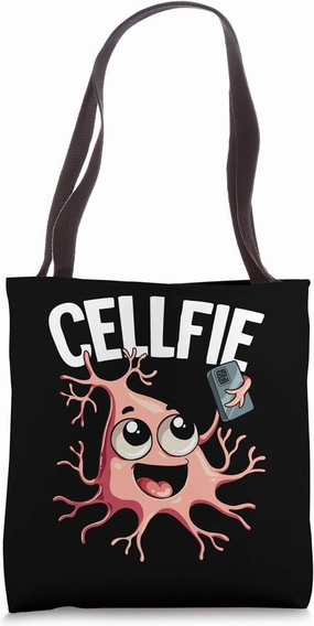 Science Biology Teacher Cellfie Tote Bag