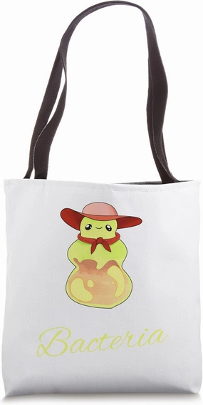 Science Cultured Bacteria Biology Pun Tote Bag