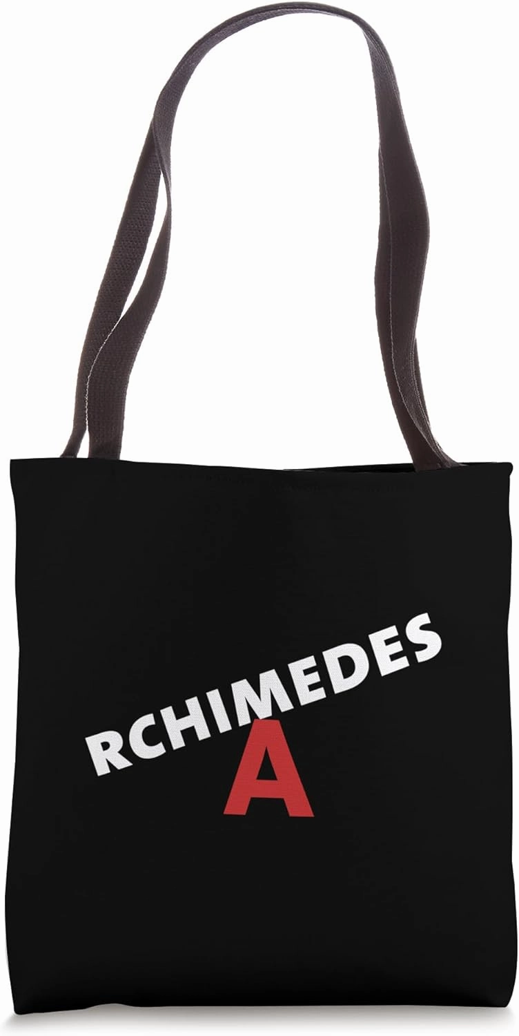 Science Giant Archimedes Geometry And Inventor Logo Tote Bag