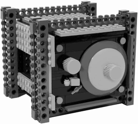 Sculpture: Safe with a Working 3 Number Combination Lock 286 Pieces MOC Build for Age 18 