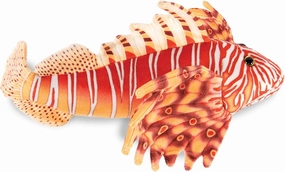 Sea Life Plush - Soft Stuffed Animal Gift for Kids All Ages, Sea Ocean Fishing Plushie, Fun Christmas Birthday Gifts (Brown Lion Fish, 20.5")