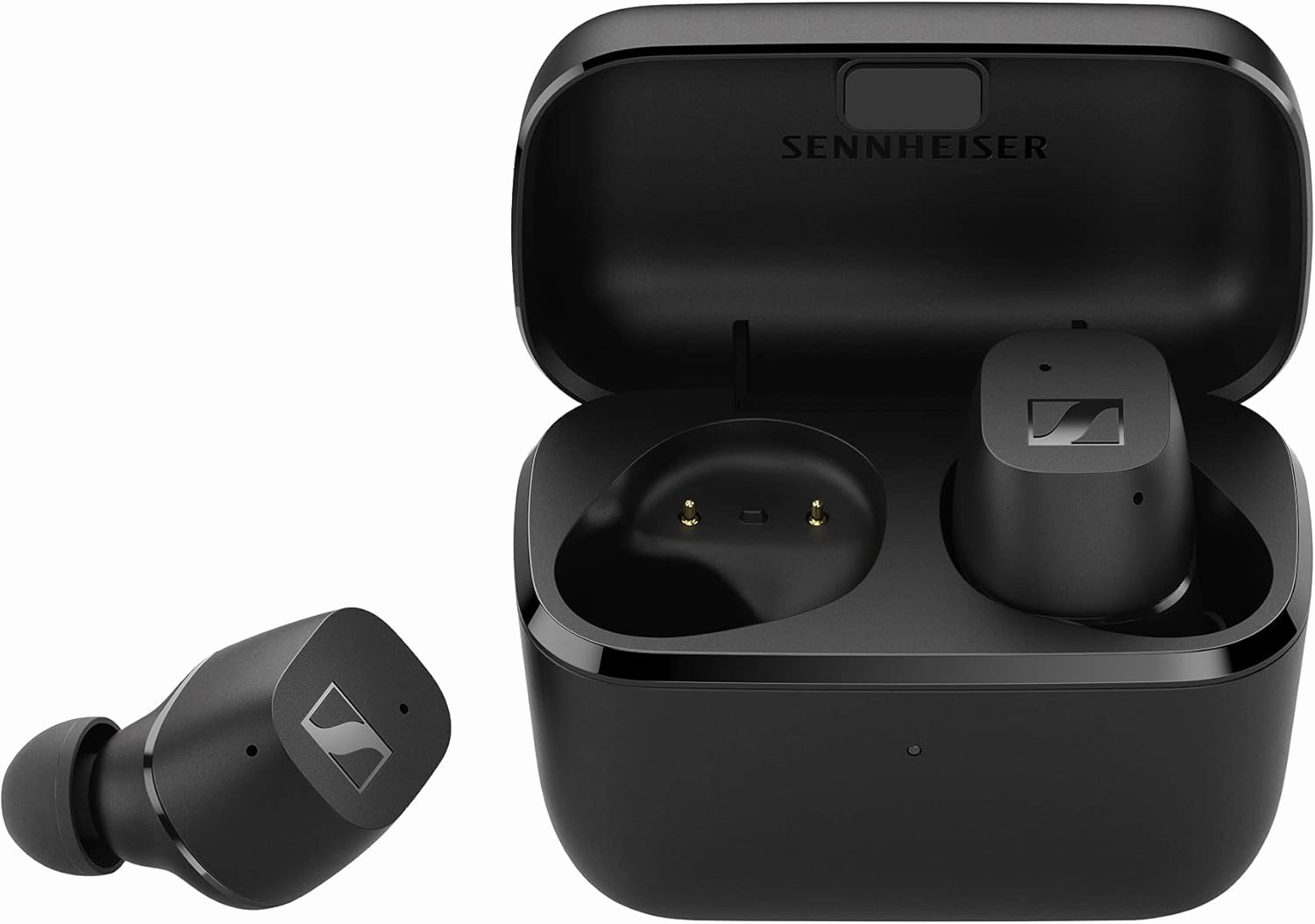 Sennheiser Consumer Audio CX True Wireless Earbuds - Bluetooth In-Ear Headphones with Passive Noise Cancellation, Customizable Touch Controls, Bass Boost, IPX4 and 27-hour Battery Life, Black