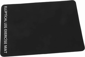 Shock-Absorbing Treadmill Mat Noise-canceling Anti-Vibration Pad for Home Gym Black