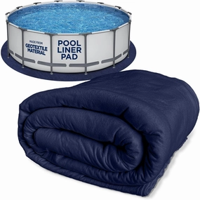 Shop Square 18-Foot Pool Liner Pad for Above Ground Pools - Under Padding, Above Ground Pad, Puncture Protection, Extend Liner Life, Durable Geotextile Material