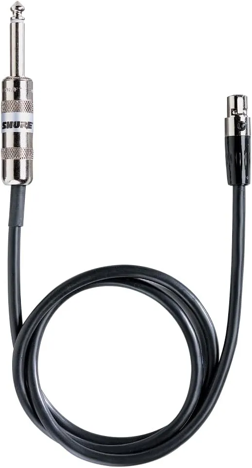 Shure GLXD14  Dual Band Pro Digital Wireless System for Guitar and Bass - 12-Hour Battery Life, 100 ft Range | Includes 1/4" Jack Instrument Cable & Single Channel Receiver (GLXD14 -Z3)
