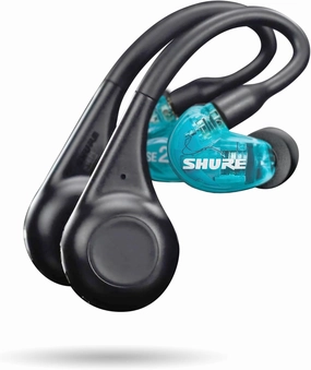 Shure AONIC 215 TW2 True Wireless Sound Isolating Earbuds with Bluetooth 5 Technology, Premium Audio with Deep Bass, Secure Fit Over-the-Ear, 32 Hour Battery Life, Fingertip Controls - (Gen 2) - Blue