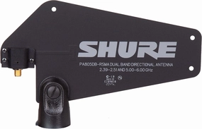 Shure GLX-D  Dual Band Passive Directional Antenna for GLXD  Wireless Systems - Improves in Up to 8dB The Reception of GLXD4R  Receivers and of The GLXD FM Frequency Manager (PA805DB-RSMA)