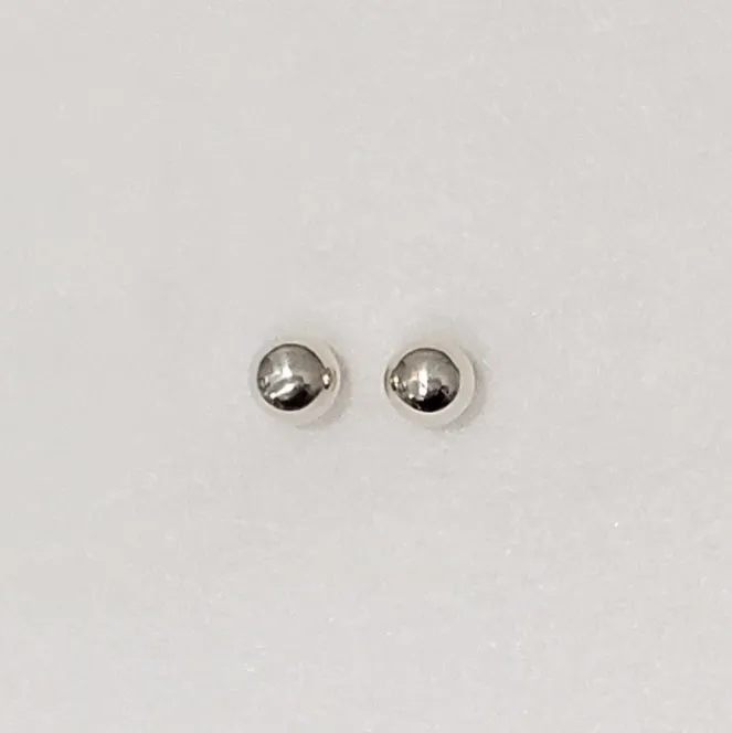 Silver Ball Stud 10mm