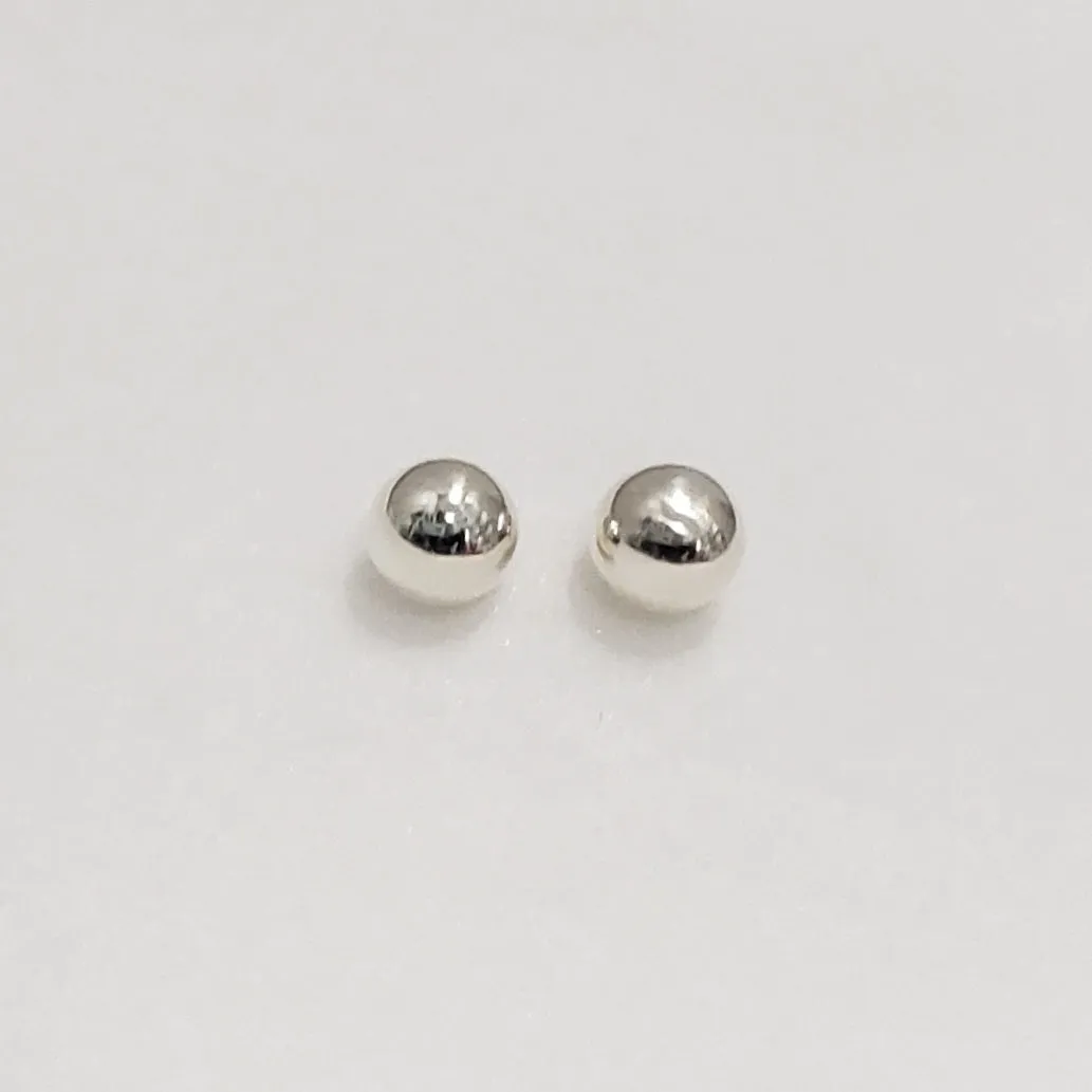 Silver Ball Stud 10mm