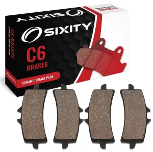 Sixity C6 Front Ceramic Brake Pads compatible with MV Agusta F4RR 2012-2014 Complete Set