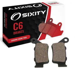 Sixity C6 Rear Ceramic Brake Pads compatible with KTM 990 Super Duke 2005-2011 Complete Set
