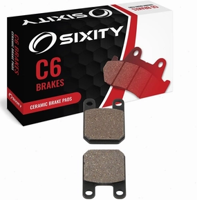 Sixity C6 Front Ceramic Brake Pads compatible with CPI Enduro 250 2007-2008 Complete Set