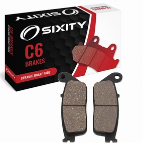 Sixity C6 Front Ceramic Brake Pads compatible with Daelim Daystar 125 2003-2009 Complete Set