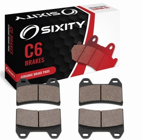 Sixity C6 Front Ceramic Brake Pads compatible with MV Agusta Brutale 1090 2013-2014 Complete Set