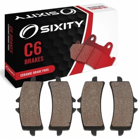 Sixity C6 Front Ceramic Brake Pads compatible with MV Agusta F4RR 2008-2009 Complete Set