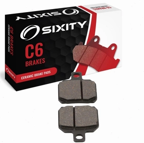 Sixity C6 Rear Ceramic Brake Pads compatible with Cagiva Raptor V-Raptor 1000 2000-2002 Complete Set